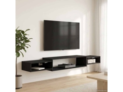 Vidaxl Armário De Tv Montado Na Parede Montagem Na Parede