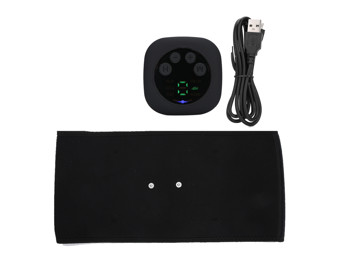 Cinto Estimulador Muscular Elétrico Inteligente Para Treinamento Abdominal E Fitness Ems Slowmoose