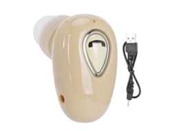 Fone De Ouvido Bluetooth Portátil Yx01 Sem Caixa De Carregamento Subwoofer Chamada Hd Cor De Pele