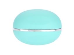 Pincel De Maquiagem Oval Para Creme E Pó Verde