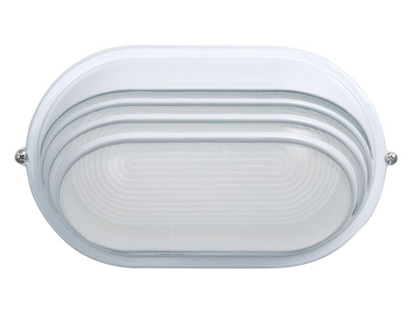Aplique Exterior Oval Blanco LUXFORM