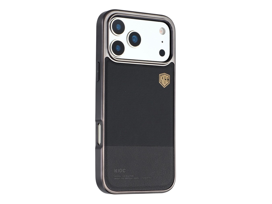 Capa Kigc Para Iphone 17 Pro Com Revestimento Eletrolítico Em Pc Tpu Pu
