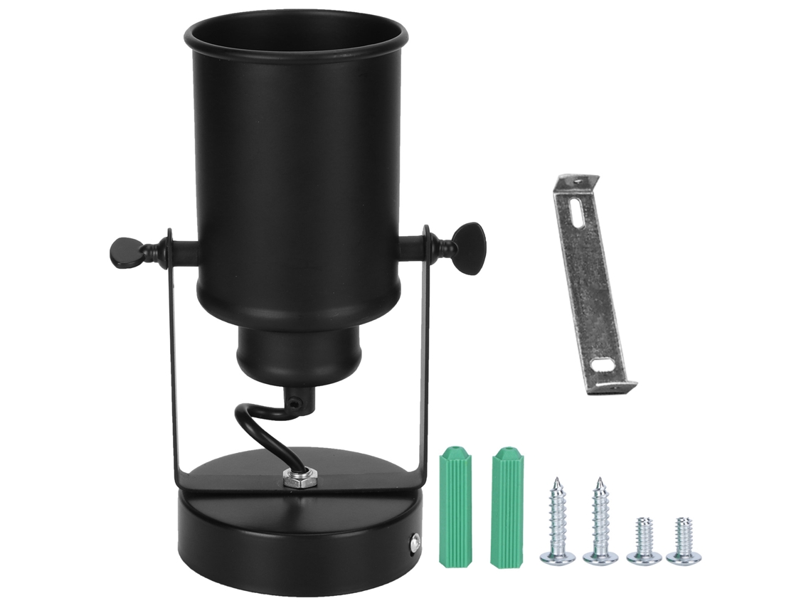 Luminária de parede retrô em ferro forjado estilo antigo, modelo 2026, ideal para decoração de restaurantes, bares, corredores e halls de entrada. 220V