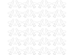 Clipes De Papel Aboofan Em Metal Branco Formato Avião, 100 Unidades, Decorativos E Pequenos, Para Escritório, Escola E