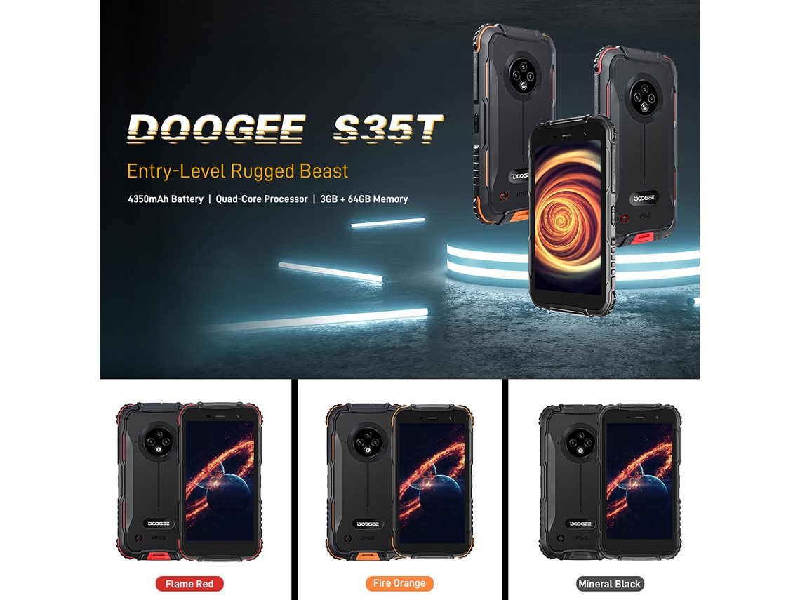 Telefone Móvel Laxiscreed S35t À Prova D'água Para Uso Extremo, Resistência E Durabilidade
