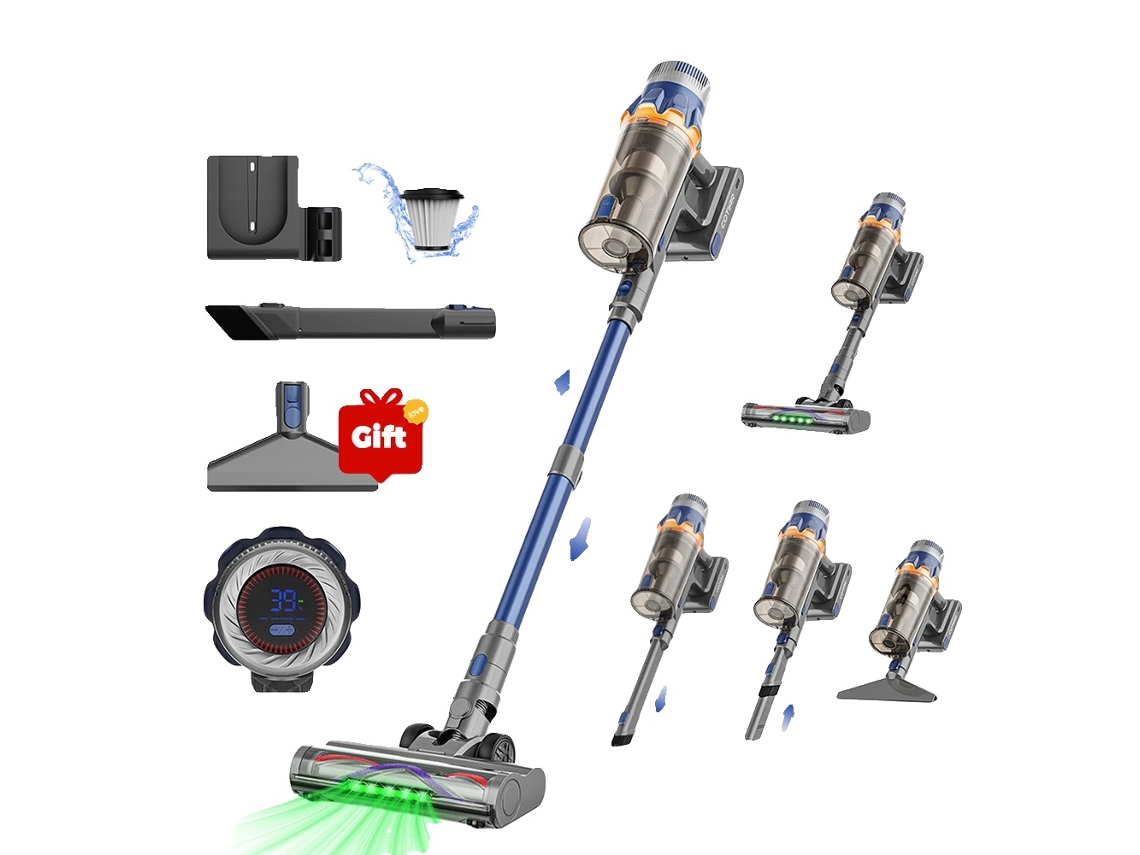 Aspirador De Pã³ Sem Fio, Forte Sucã§ã£o, Longa Duraã§ã£o, Azul Marinho Oem