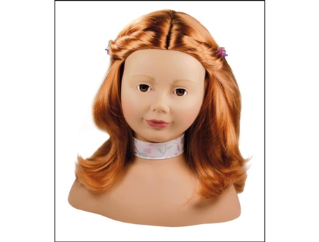 Busto De Maquillaje Y Peluquería Pelo Pelirrojo Götz Puppen