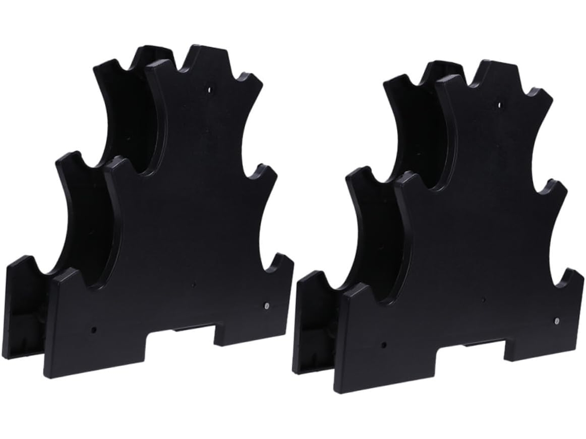 Suporte para Halteres BESPORTBLE de 2 Peças com Vários Níveis, Leve e Portátil | S/MARCA