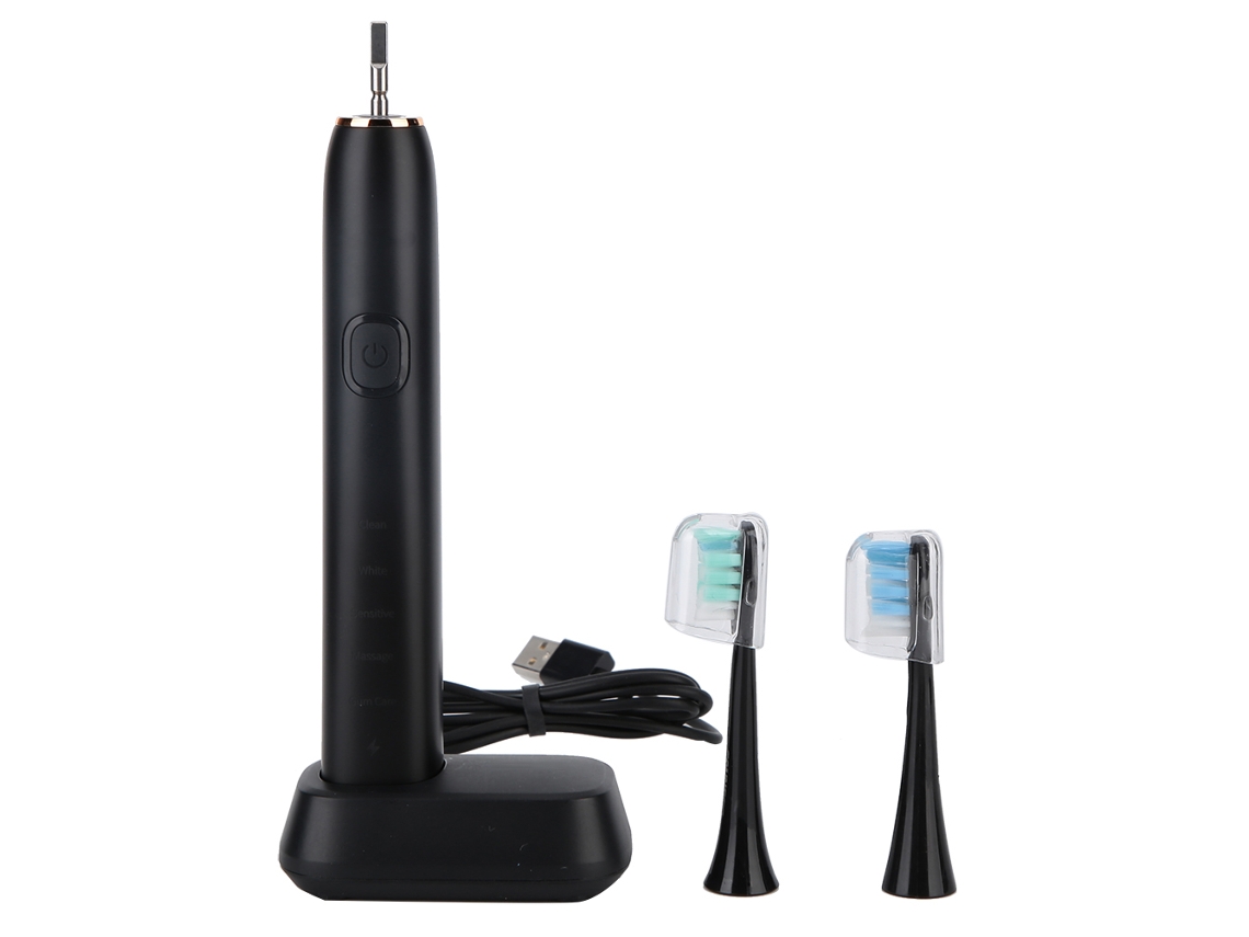 Laxiscreed Escova De Dentes Elétrica Com Limpeza Inteligente, Proteção Gengiva E Clareamento, Carregamento Usb