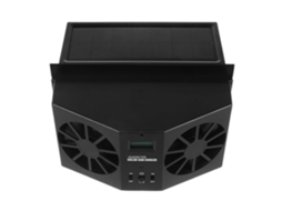 Ventilador Solar Para Carro Com Saídas Duplas De Exaustão E Circulação De Ar.