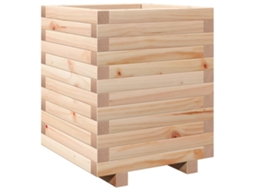 Garden Planter, Garden Planters Vidaxl Marrom Madeira De Pinho (40 X 40 X 49.5 Cm)