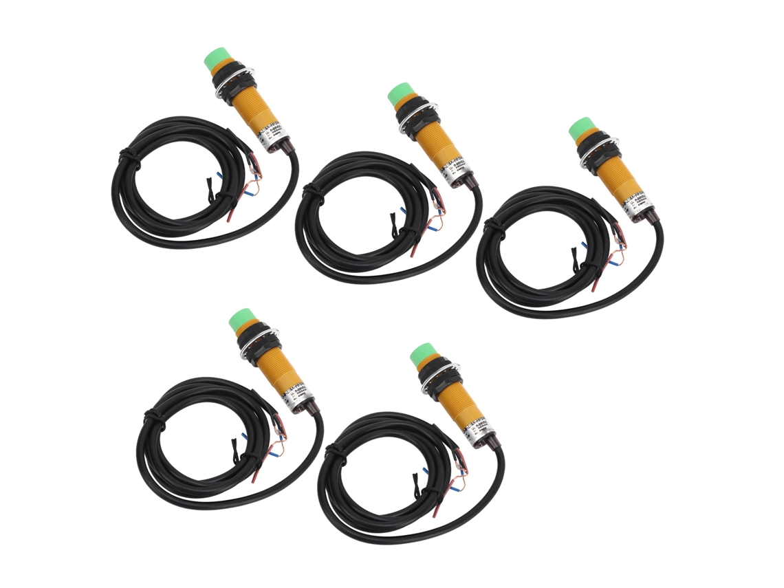 5pcs Sensor De Aproximação Indutiva Npn, 6‑36vdc, Capa Abs, Não Embutido