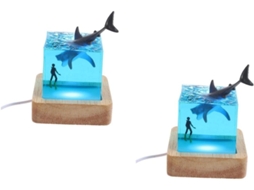 Conjunto de 2 Luminárias de Cabeceira Led Usb para Quarto. SFUSHOS