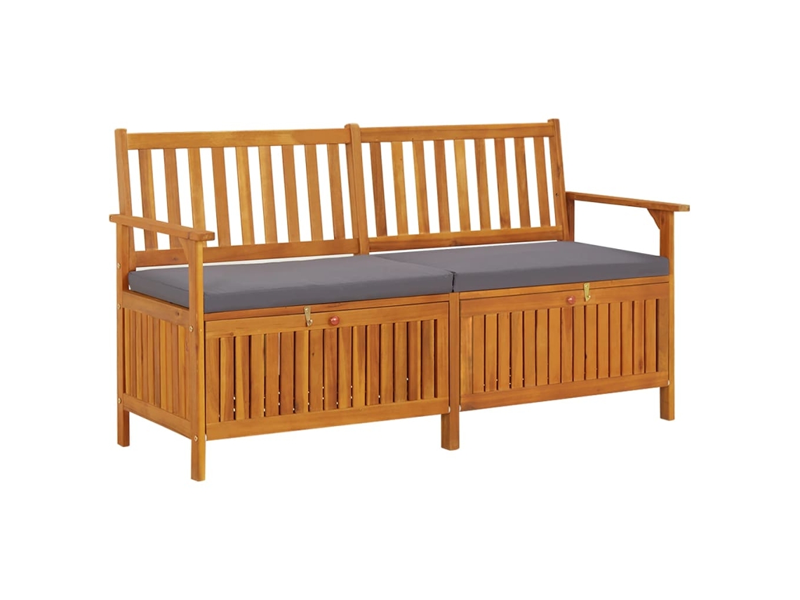 Bench, Benches Vidaxl Cinzeto Madeira (148 X 62 X 84 Cm)