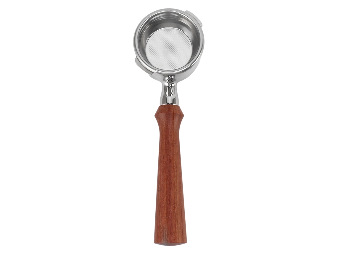 Portafiltro Primerox Sem fundo 58mm em aço inox com duas orelhas para Gaggia