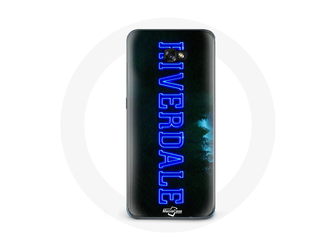 Capa para Samsung Galaxy A3 2017 Riverdale Series logotipo azul