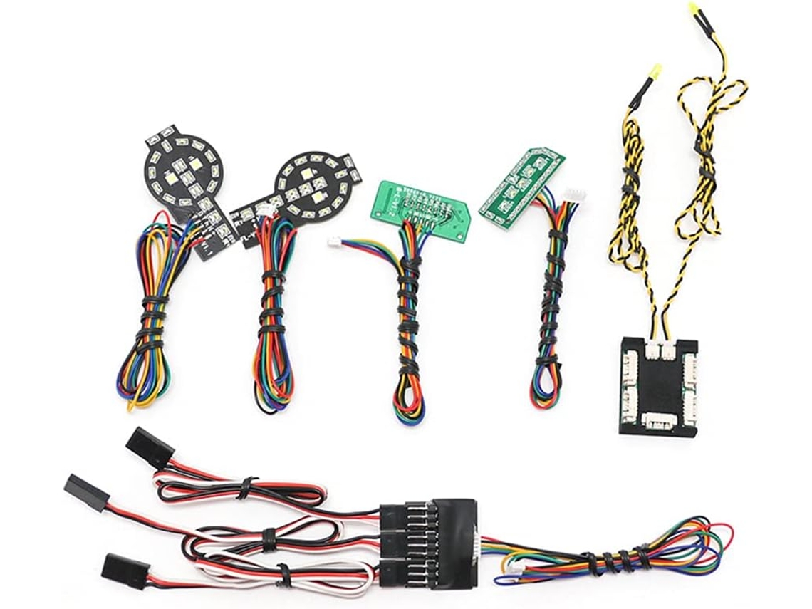 Conjunto de faróis e lanternas SFUSHOS em LED para carros TRX4 2021 1/10