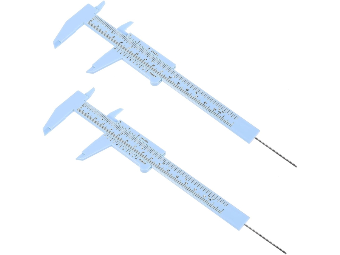 Lurelia Régua Para Sobrancelhas 2 Peças Em Plástico Com Durável E Resistente Para Sobrancelhas E Maquilhagem