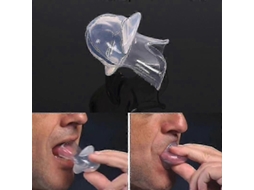 Dispositivo Antirronco T suxm em Silicone com Estojo para Auxiliar na Respiração e no Sono, 2 Unidades Transparente TAISHENGDA