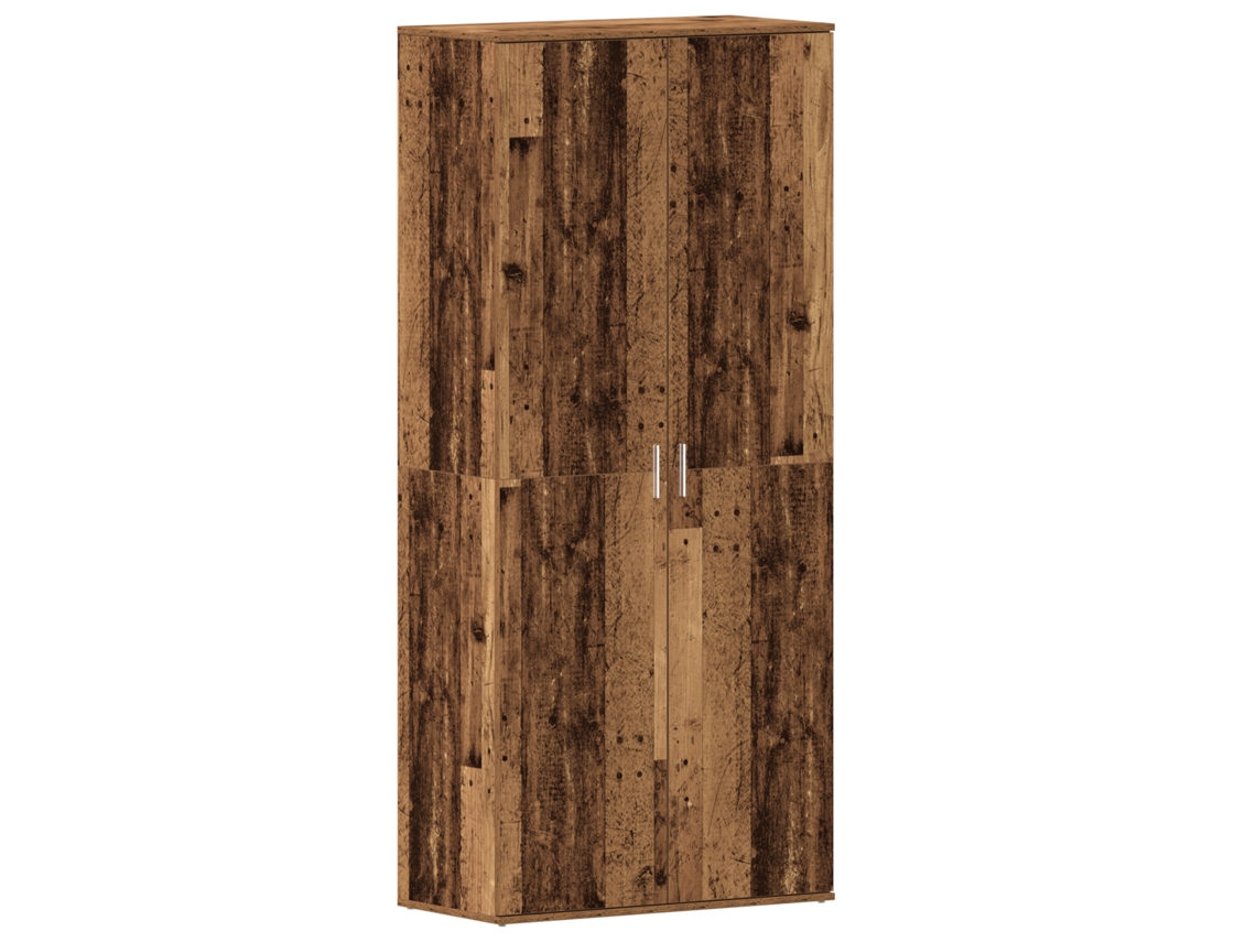 Conjunto 1 Armazenamento De Sapatos Vidaxl Castanho Derivados De Madeira (80 X 39 X 178 Cm)