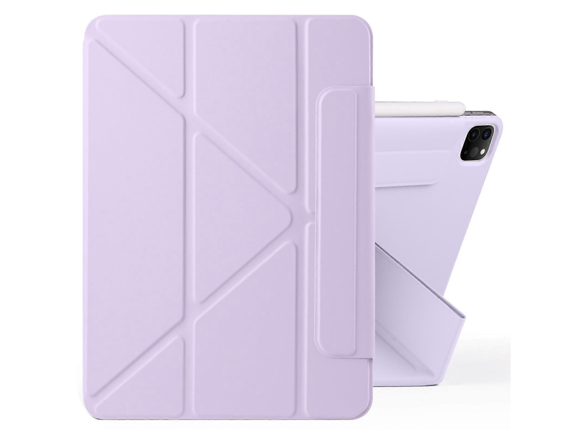 Capa de couro Webake para tablet com deformação magnética e fivela fixa
