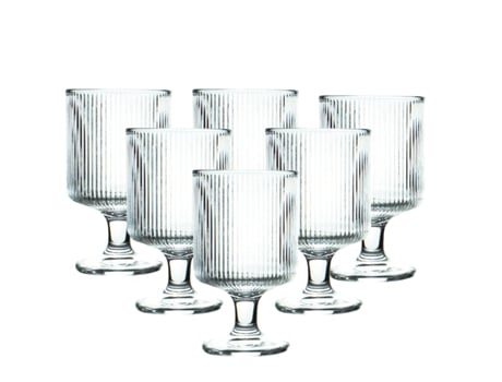 Conj.6 copos Stripes
