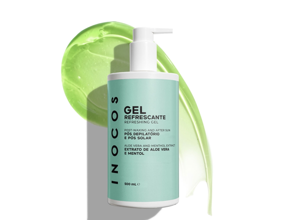 Gel Refrescante Pós Depilatório e Pós Solar 500ml INOCOS
