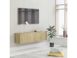 Vidaxl Móvel De Tv 120x30x30 Cm Derivados De Madeira Carvalho Sonoma