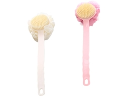 Lurelia Kit De 2 Escovas Para Costas De Cuidado Corporal, Pega Ergonómica, Com Argola E Escovagem A Seco
