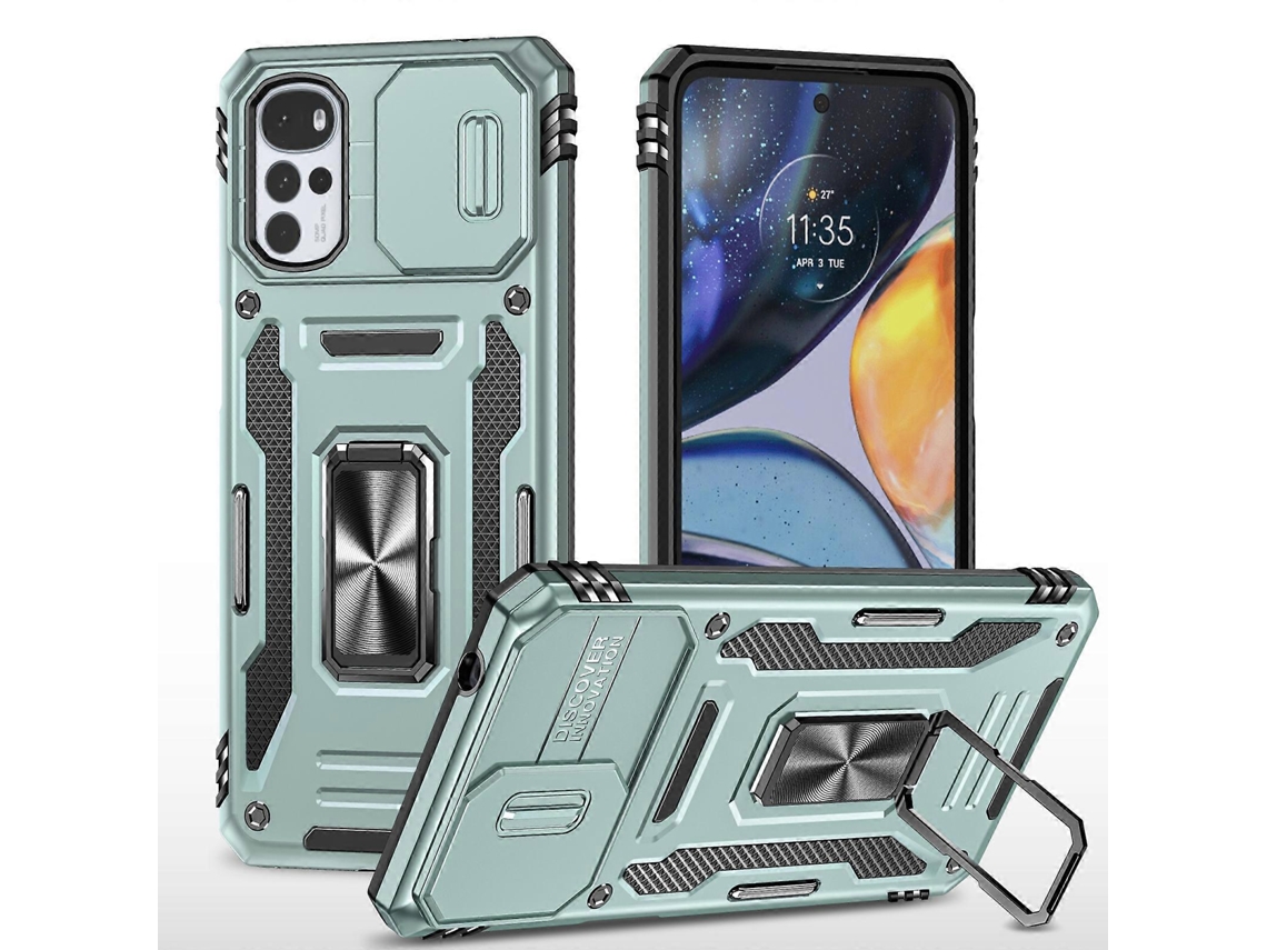 Capa Protetora Para Câmera Motorola Moto G22 Armor Pc + Tpu