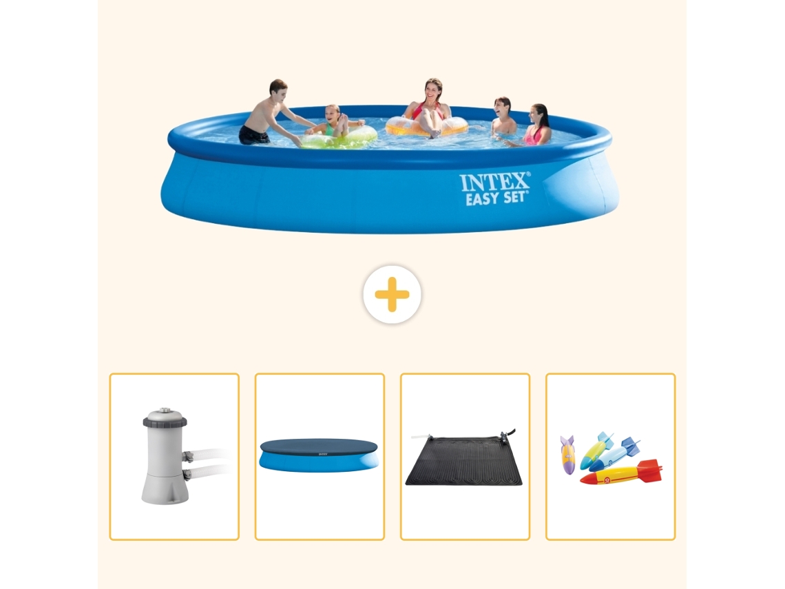 Intex Piscina Easy Set Redonda - 457x84 Cm - 5-peças S211