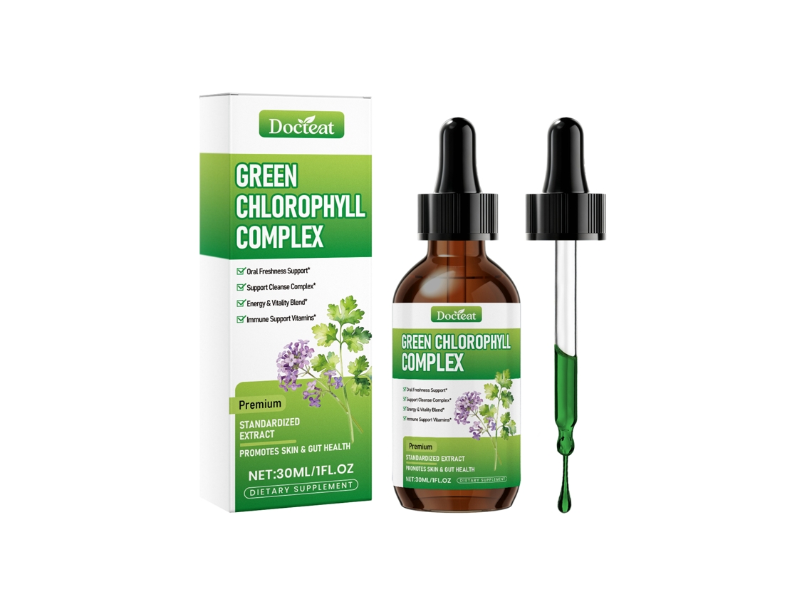 Gotas de Clorofila Oral para Saúde Natural