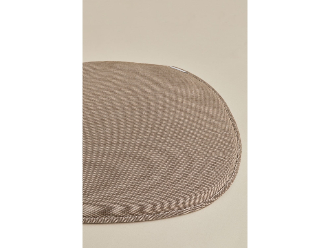Sklum Almofada Para Cadeira De Jardim Zariel Poliéster                       Tecido Castanho Moca