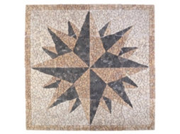Vidaxl Azulejos Mosáico Com Padrão De Vento Multicolor 120 X 120 Cm