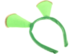 Tiara Fofa Facial Maquiagem Com Chifres De Feltro Verde