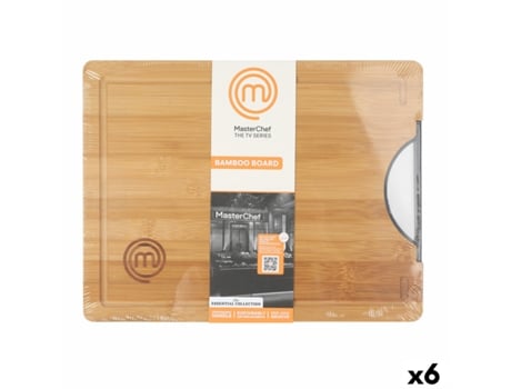 Tábua de Corte Masterchef 32,5 x 25 cm (6 Unidades)