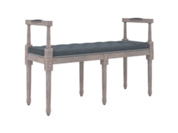 Bench, Benches Vidaxl Cinzeto Veludo (n/a)