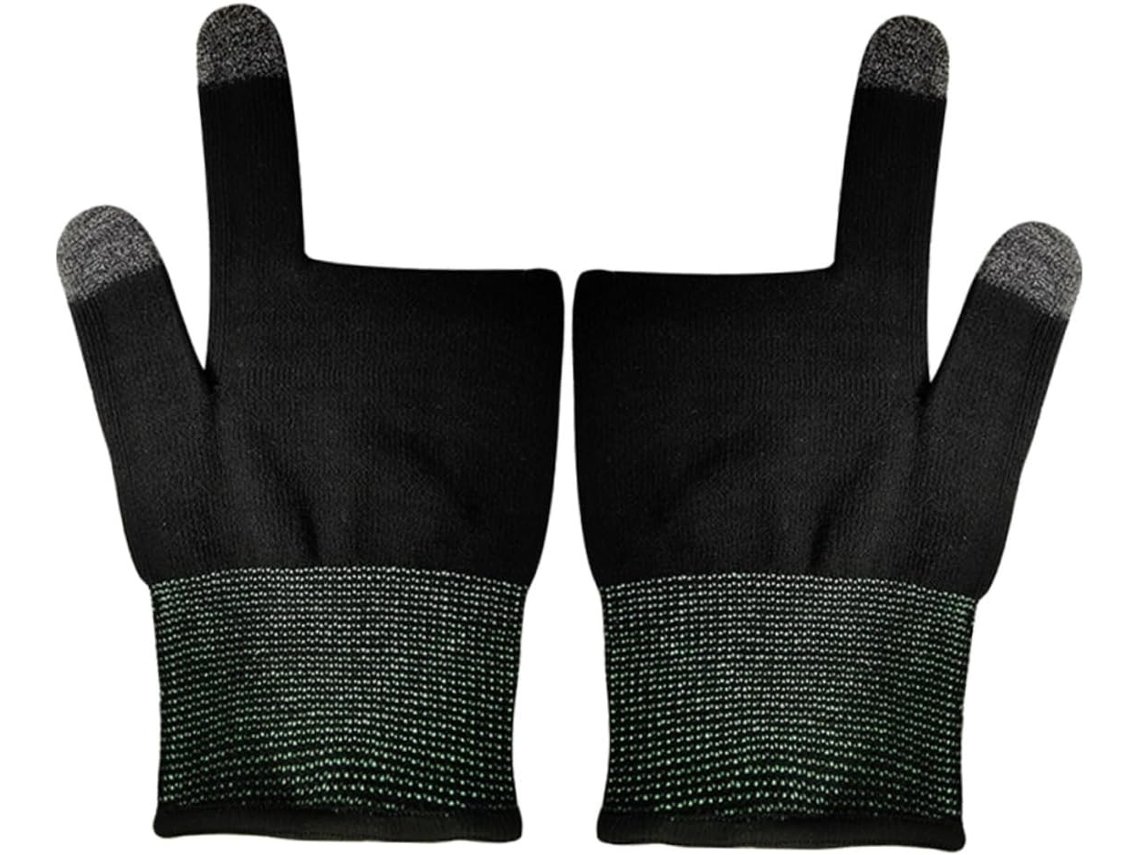 Lurelia Luvas Gaming Para Ecrã Tátil Antiderrapante, Antitranspirante, Respirável, Ultrafino, Para Gaming Móvel E Ecrãs Táteis