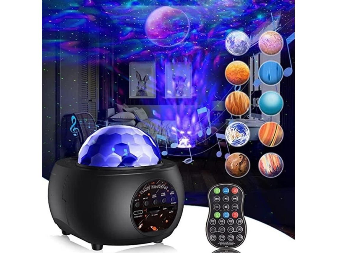 Projetor de Luz Noturna com Planetas e Estrelas AQUAFORGE
