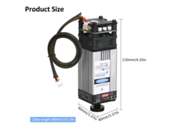 Módulo Laser 20w 450nm Gravura Precisão Ajustável Cnc