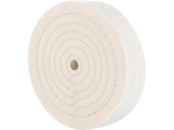 Disco De Polimento Algodão 8" X 70 Grãos Para Esmerilhadeiras