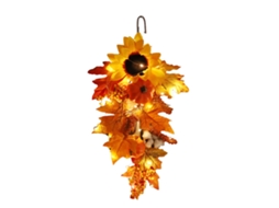 Decoração de Parede com Flores Artificiais e Luz LAXISCREED para Thanksgiving, para Casa, Mínimo 30 Peças