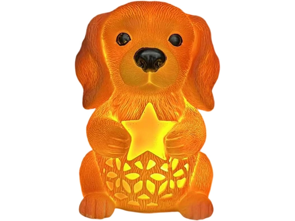 Luminária De Natal Com Estatuetas Cachorros S