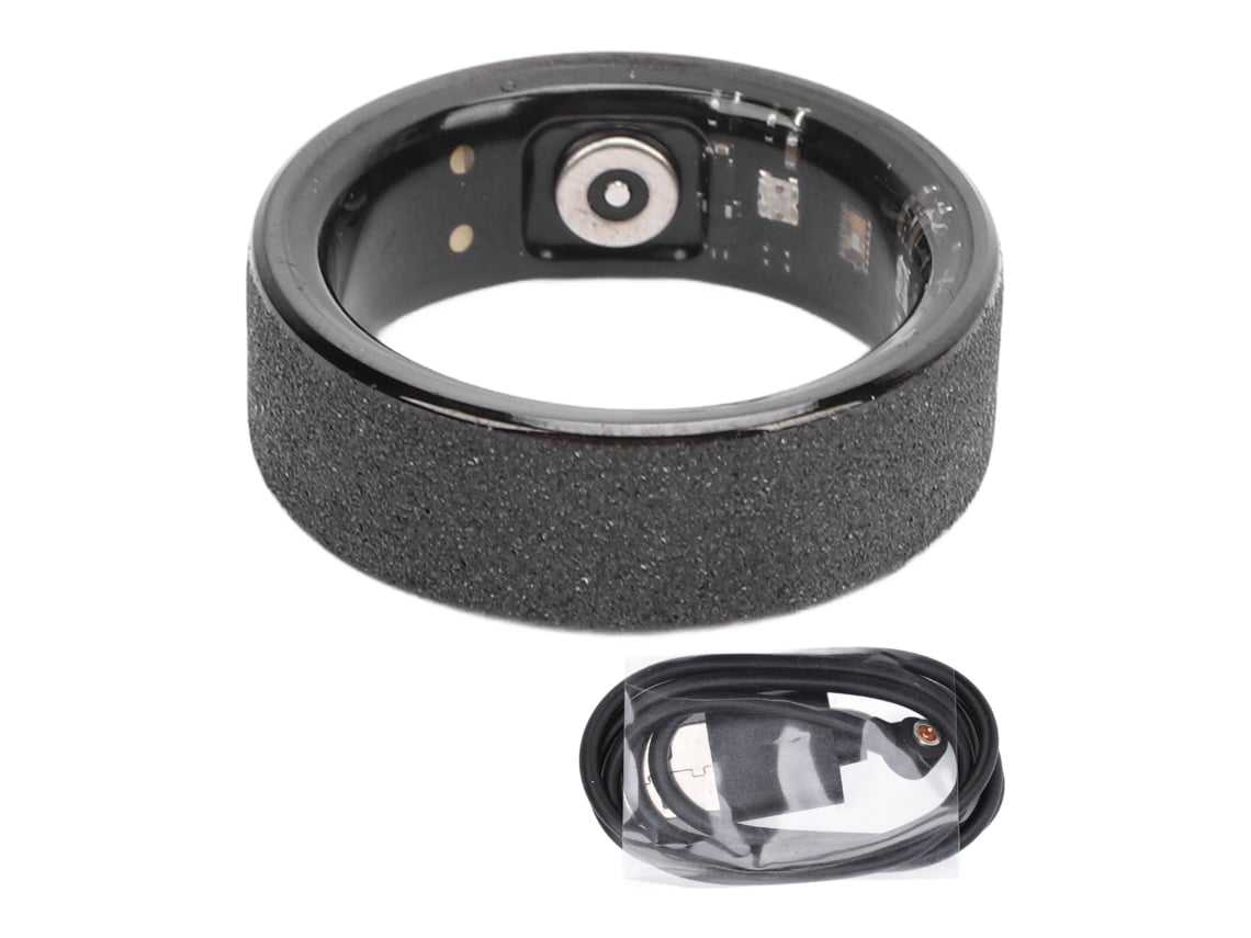 Anel Bluetooth EOOCOO à Prova D'água para Casais, Resina Mate, IP68