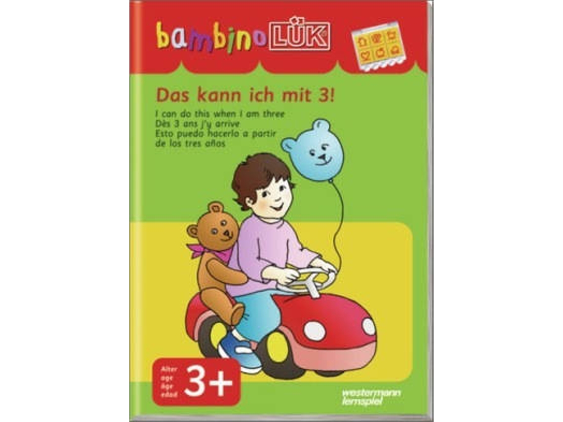 Livro LÜK Bambino. Das kann ich mit 3! (Alemão)