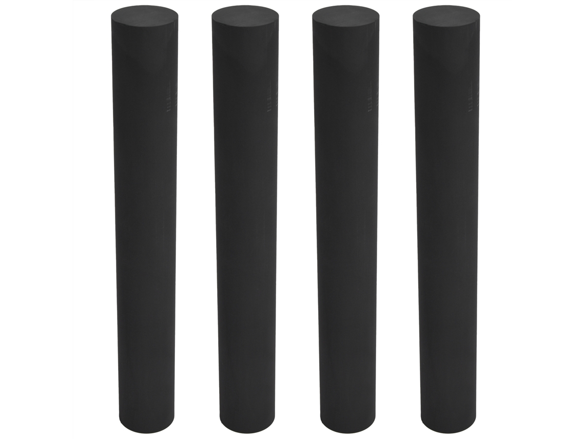 Laxiscreed Bastões De Agitação Em Grafite De Alta Pureza, Resistentes À Corrosão, Conjunto De 5 Peças, 20mm
