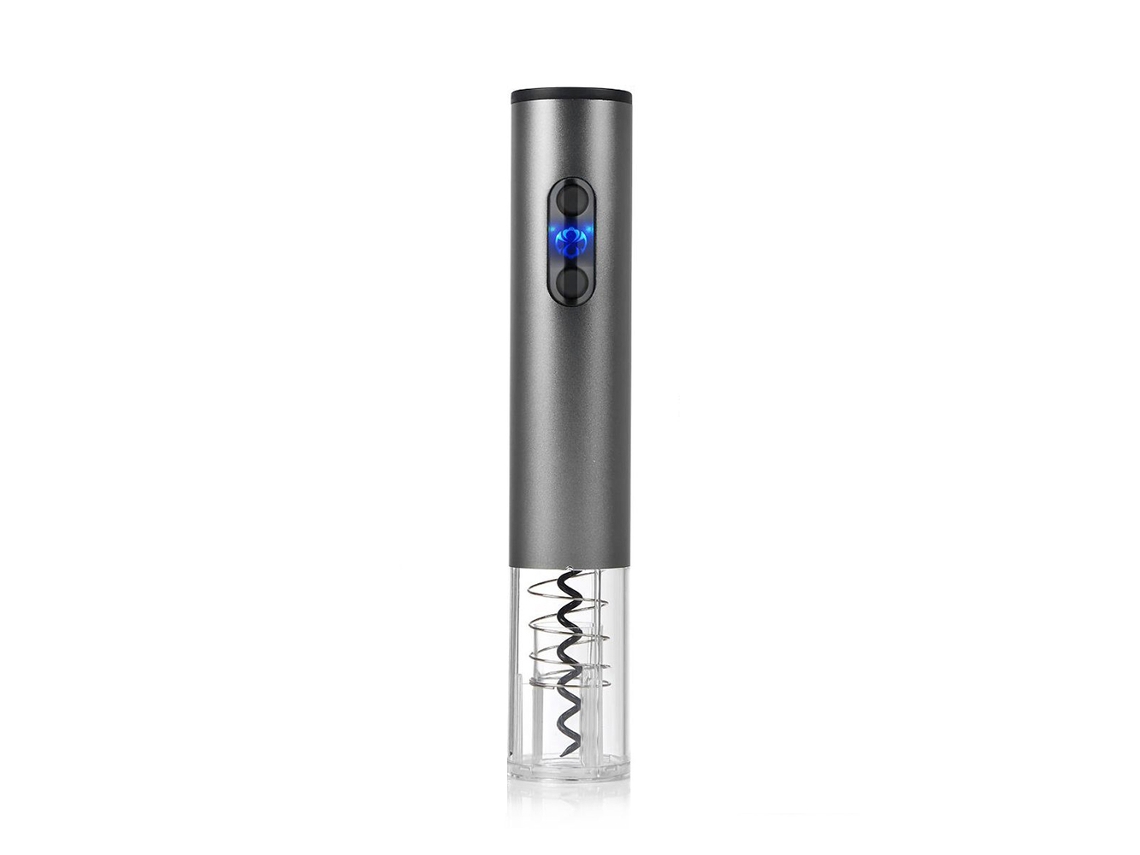 Saca-rolhas Elétrico Automático, Recarregável, Sem Fio, Em Aço Inoxidável Com Rolha A Vácuo