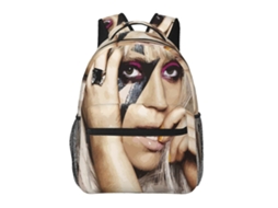 Mochila Lady Gaga R88 Para Escola E Trabalho, Leve E Impermeável, Mochila Estilosa Para Estudantes E Adultos T88