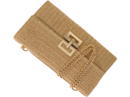 Bolsa Clutch Feminina Em Imitação De Palha, Bolsa De Verão Para Casamentos E Recepções.