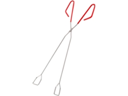 Pinça Para Churrasco Dechous Lareira Externa, Utensílio Para Lareira Com Cabo, Pinça Para Lenha Churrasco
